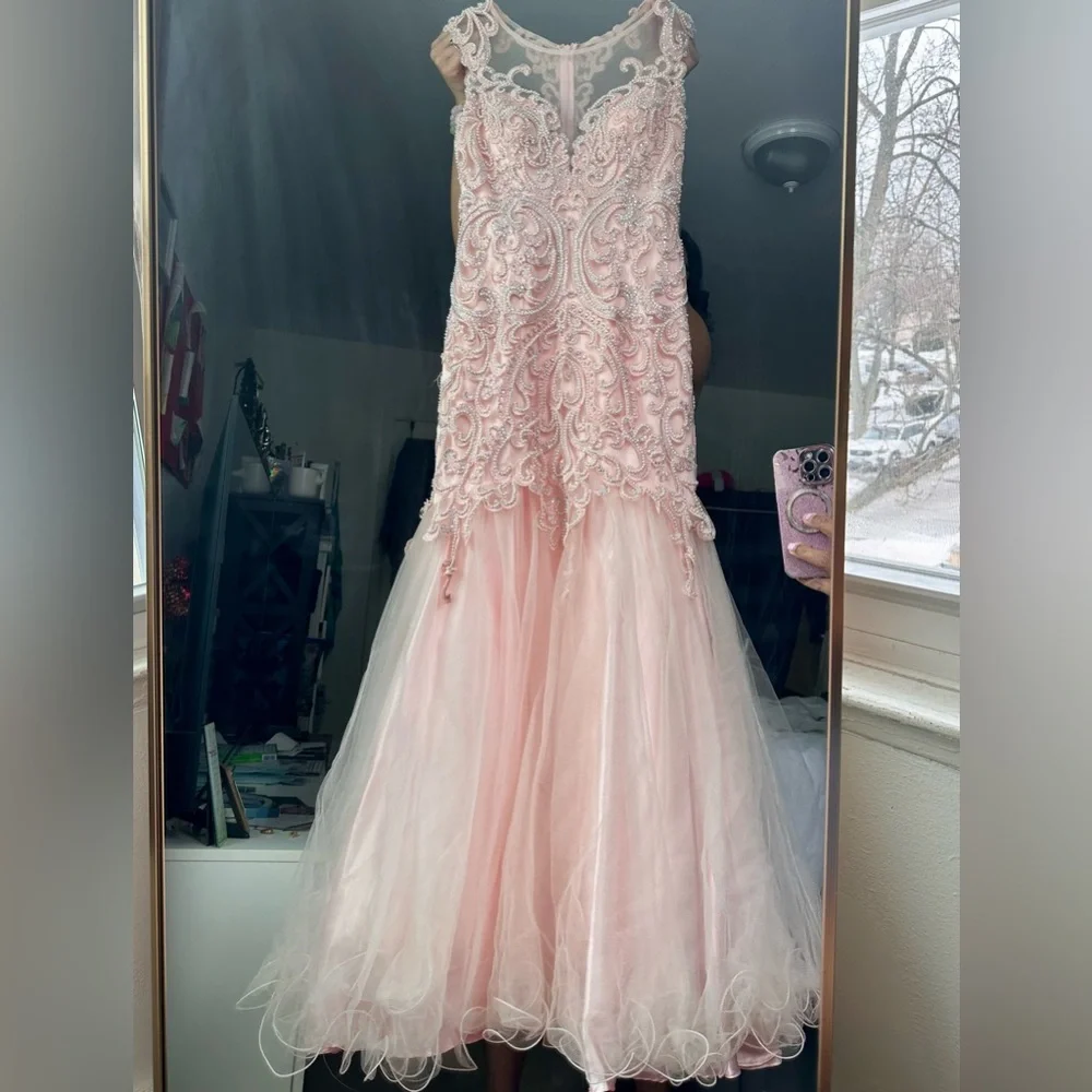 Anny Lee Pink Prom Dress - Picture 3 of 5